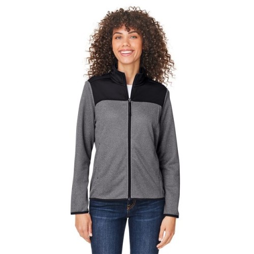 CE74W Women's Venture Heathered Stripe Hybrid Jacket