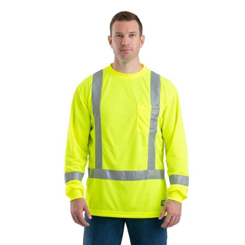 HVK013 Men's Hi-Vis Class 3 Performance Pocket T-Shirt