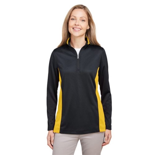 M786W Women's Flash Snag Protection Plus IL Colorblock Quarter-Zip Pullover M786W Women's Flash Snag Protection Plus IL Colorblock Quarter-Zip Pullover