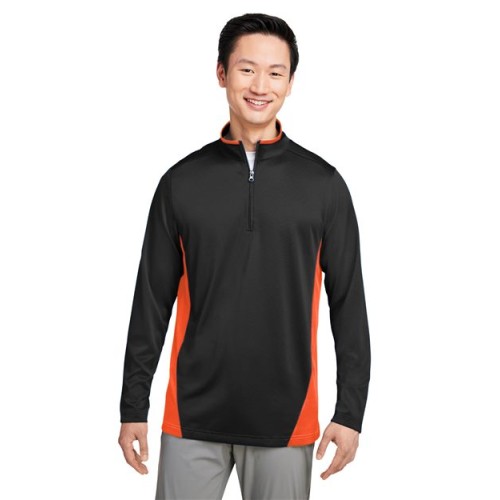M786 Men's Flash Snag Protection Plus IL Colorblock Quarter-Zip Pullover M786 Men's Flash Snag Protection Plus IL Colorblock Quarter-Zip Pullover