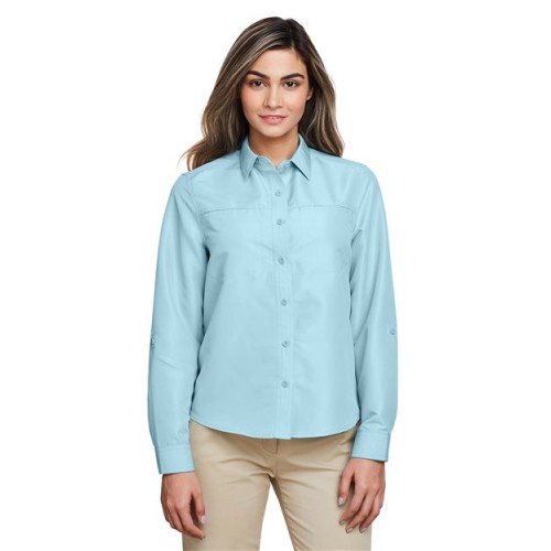 M580LW Women's Key West Long Sleeve Performance Staff Shirt