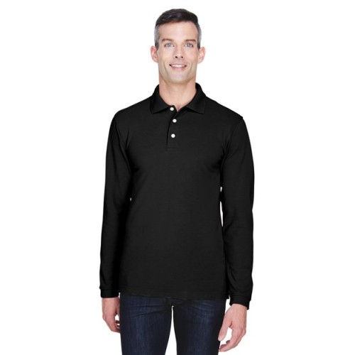 M265L Men's Easy Blend Long Sleeve Polo