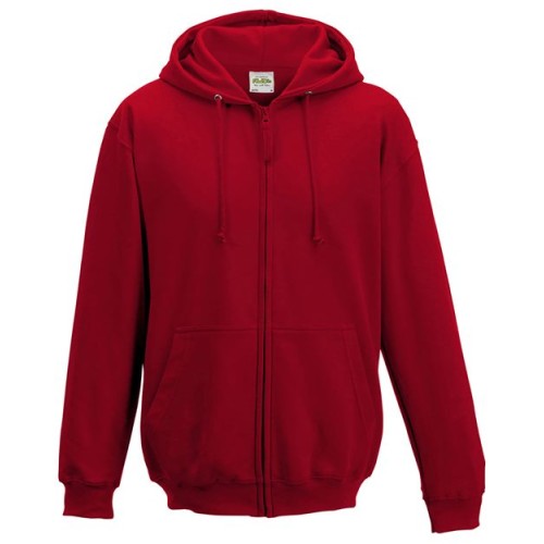 JHA050 Midweight College Full-Zip Hooded Sweatshirt