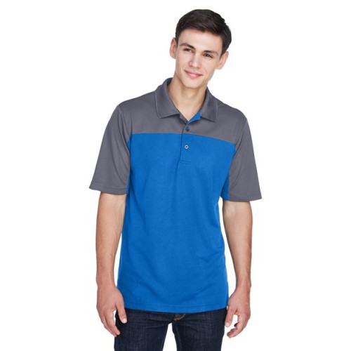 CE101 Men's Balance Colorblock Performance Piqué Polo