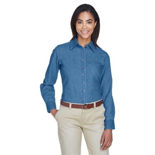 M550W Women's Long Sleeve Denim Shirt