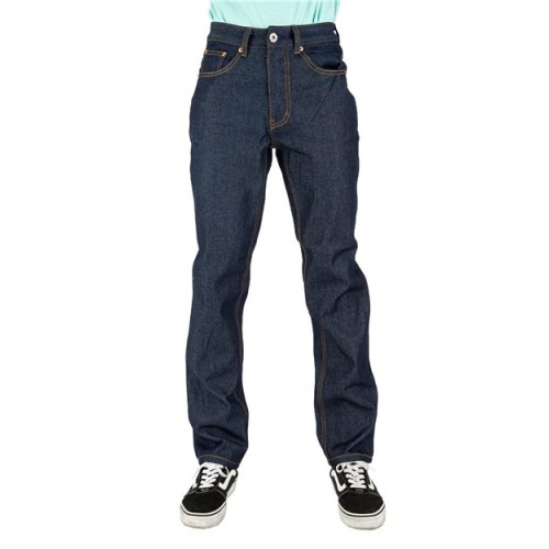 SHRDJ Raw Denim Straight-Leg Jean Pants