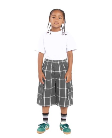 SHKP Youth Plaid Shorts