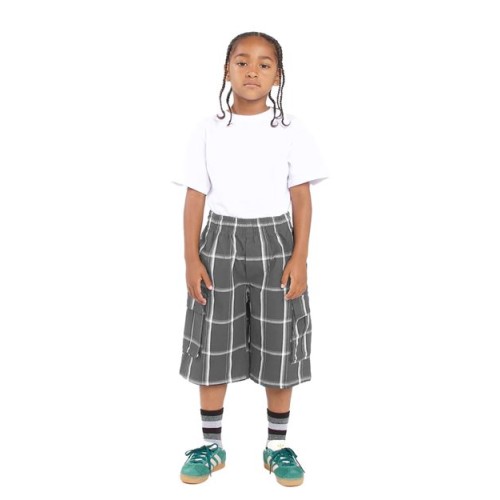 SHKP Youth Plaid Shorts