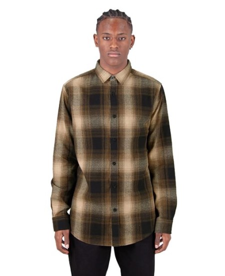 SHHFS Men's Plaid Flannel Overshirt
