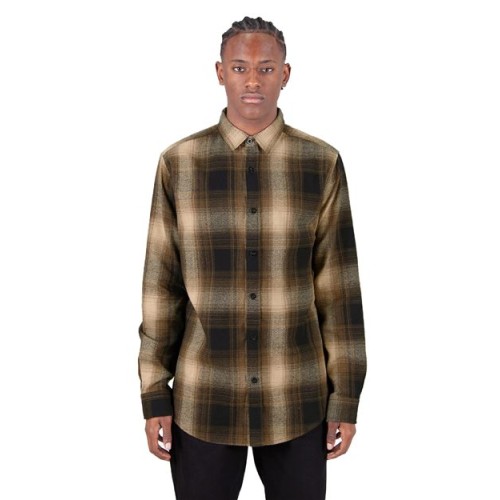 SHHFS Men's Plaid Flannel Overshirt