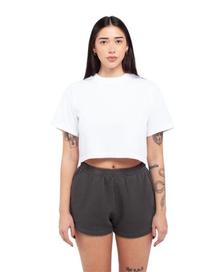 SHGWS Women's Garment-Dye Fleece Shorts