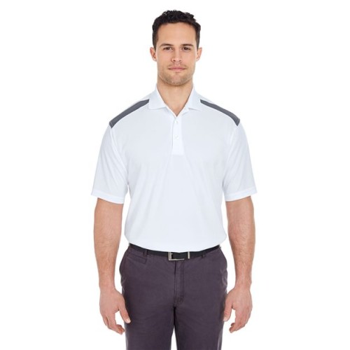 8215 Unisex Cool  Dry Two-Tone Mesh Piqué Polo