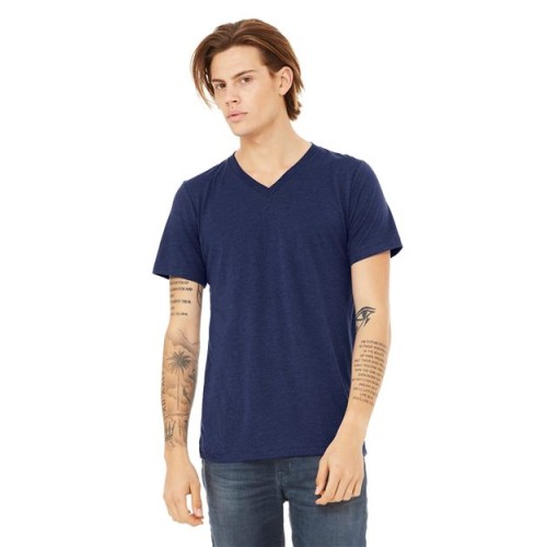3415 Triblend V-Neck Short Sleeve Tee