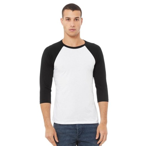 3200 Unisex Three-Quarter Sleeve Baseball Tee