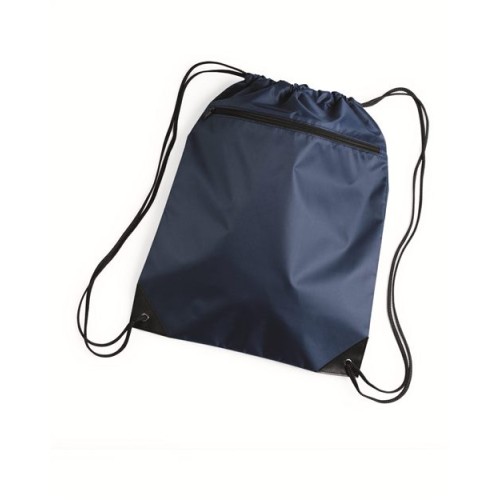8888 Zippered Drawstring Backpack