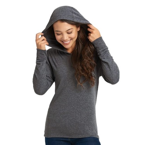 6021 Triblend Hooded Long Sleeve Pullover T-Shirt
