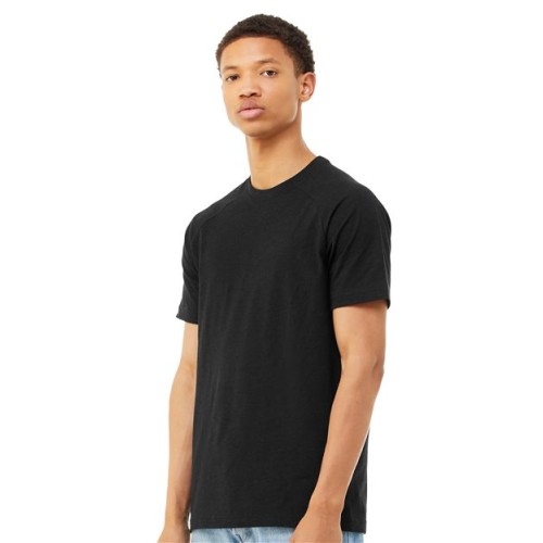 3201 Heather CVC Raglan Tee