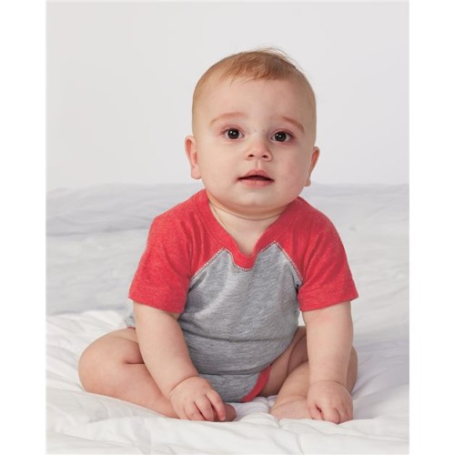4430 Infant Baseball Fine Jersey Bodysuit