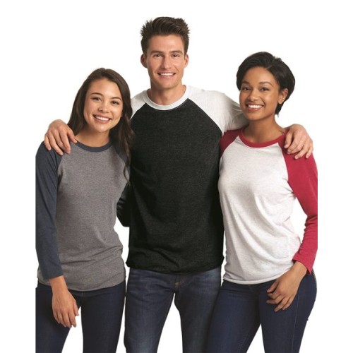 6051 Triblend Three-Quarter Raglan T-Shirt