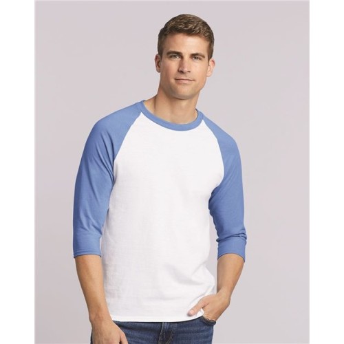 5700 Heavy Cotton Raglan Three-Quarter Sleeve T-Shirt