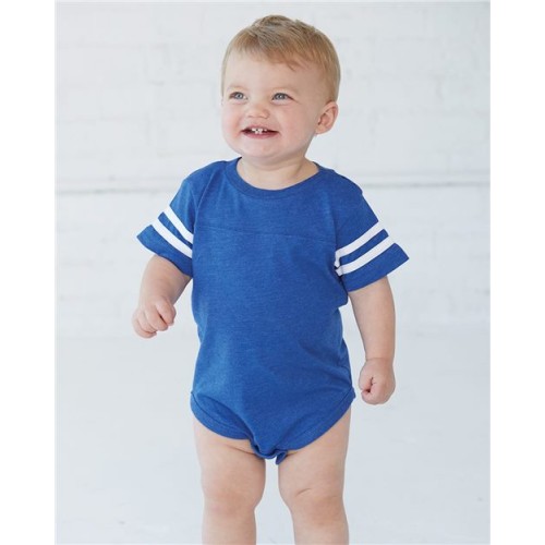 4437 Infant Football Fine Jersey Bodysuit