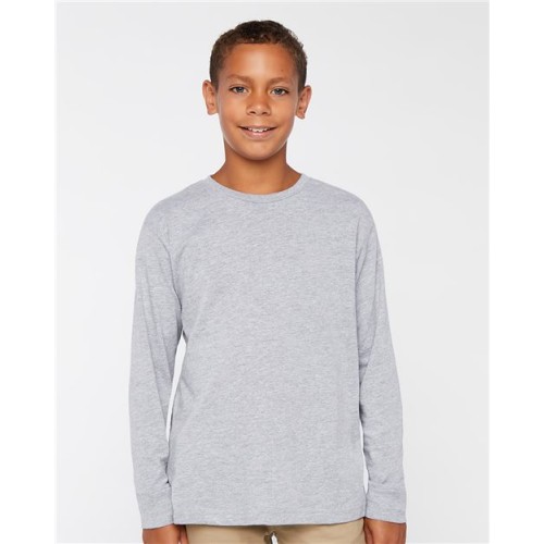 6201 Youth Fine Jersey Long Sleeve Tee