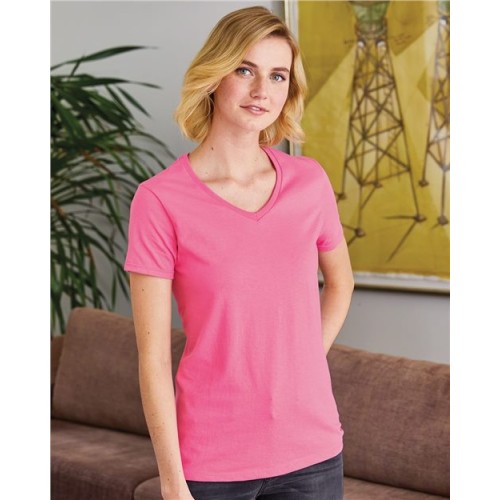 5780 Essential-T Womens V-Neck T-Shirt