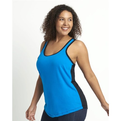 1534 Womens Ideal Colorblocked Racerback Tank