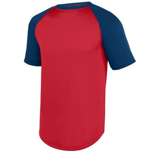 1509 Youth Wicking Short Sleeve Baseball Jersey