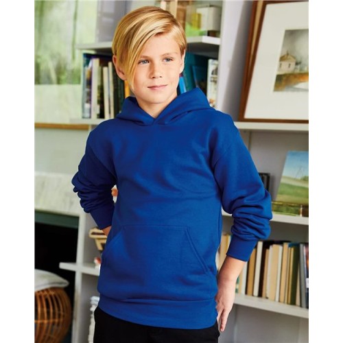 P473 Ecosmart Youth Hooded Sweatshirt