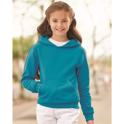 996YR NuBlend Youth Hooded Sweatshirt