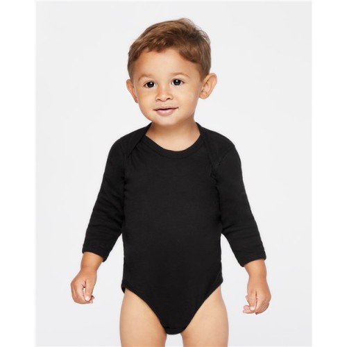 4411 Infant Long Sleeve Baby Rib Bodysuit