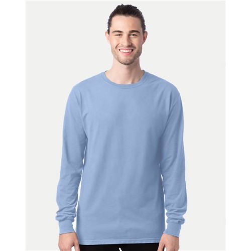 GDH200 Unisex Garment-Dyed Long Sleeve T-Shirt