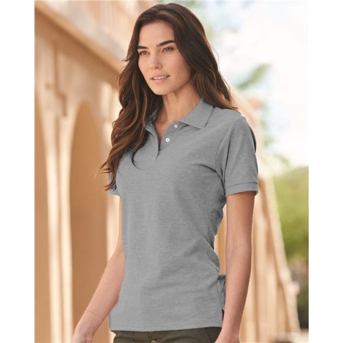 443W Women's 100 Ring-Spun Cotton Piqué Polo