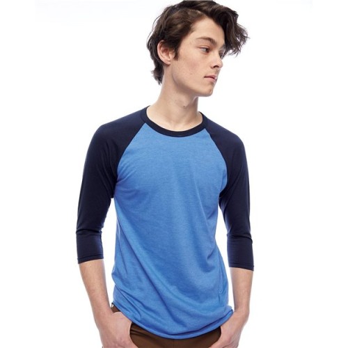 BB453W Unisex 5050 Raglan Three-Quarter Sleeve Tee