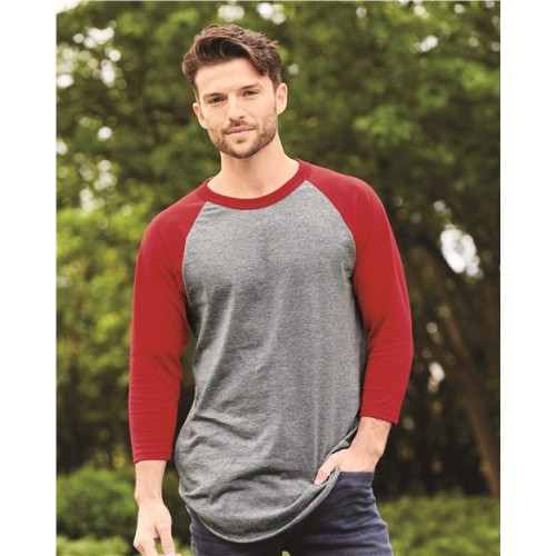 4420 Three-Quarter Raglan Sleeve Baseball Jersey