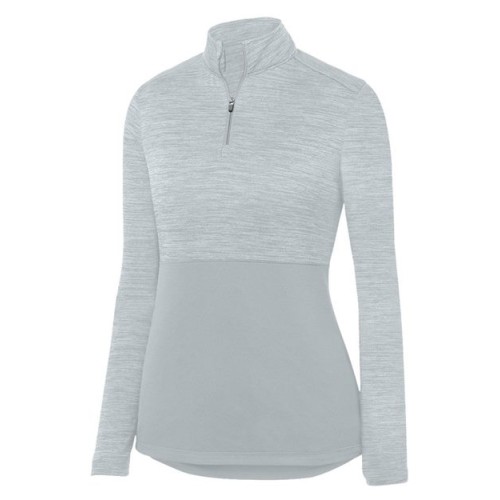 2909 Women's Shadow Tonal Heather Quarter-Zip Pullover