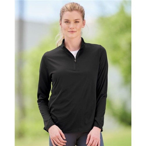 2787 Women's Attain Color Secure Performance Quarter-Zip Pullover
