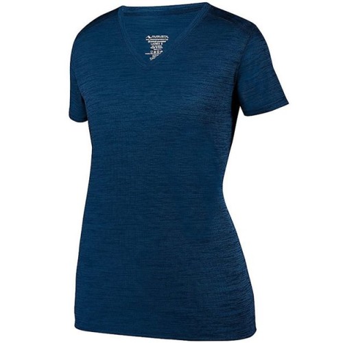 2902 Women's Shadow Tonal Heather Training V-Neck T-Shirt