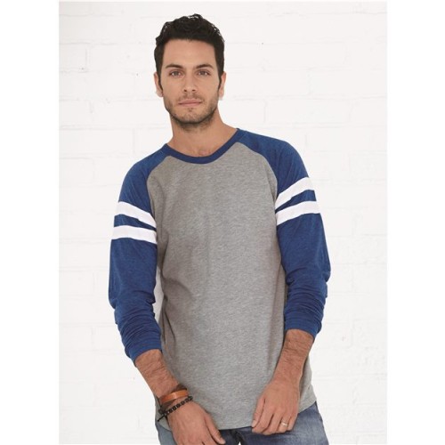 6934 Fine Jersey Mash Up Long Sleeve Tee