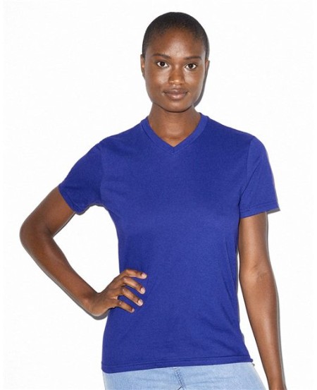 2356W Women's Fine Jersey Classic V-Neck Tee