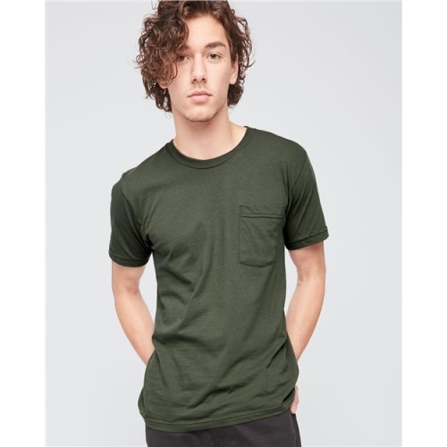 2406W Fine Jersey Pocket Tee