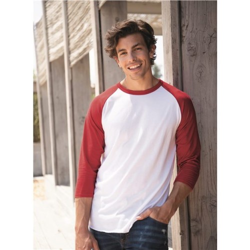 560RR Premium Blend Ringspun Three-Quarter Sleeve Raglan Baseball T-Shirt 560RR Premium Blend Ringspun Three-Quarter Sleeve Raglan Baseball T-Shirt