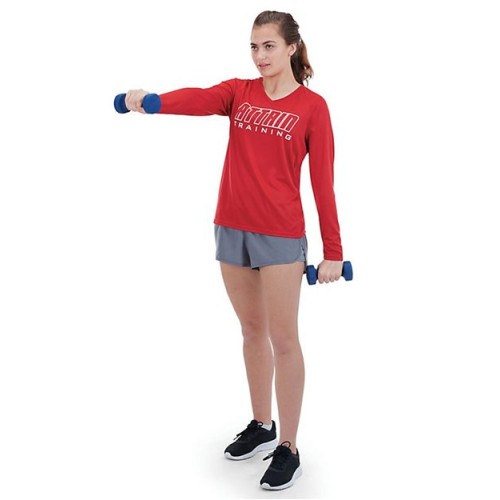 2797 Women's Attain Wicking Long Sleeve V-Neck T-Shirt