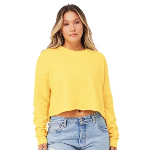 7503 Women's Crop Crew Fleece