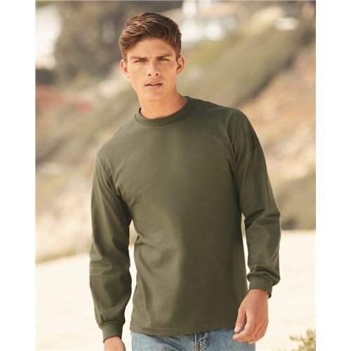 1304 Unisex Heavyweight Cotton Long Sleeve Tee