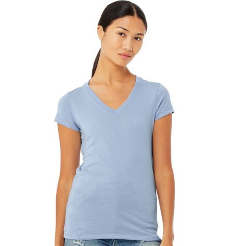 6005 Womens Jersey V-Neck Tee