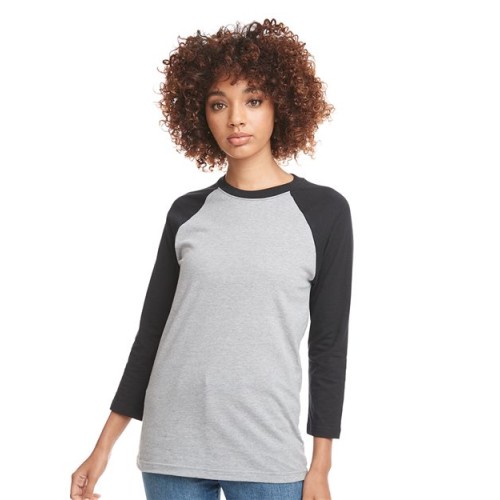 6251 CVC Three-Quarter Sleeve Raglan T-Shirt