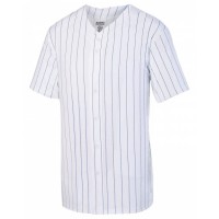 Unisex Pin Stripe Baseball Jersey 1685 Augusta Sportswear