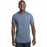 Unisex Mock Twist Short Sleeve Hoody T-Shirt 2022 Next Level Apparel